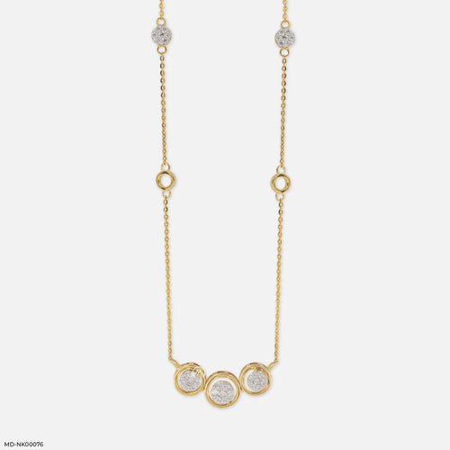Golden Bubbles Necklace 14K Yellow Gold