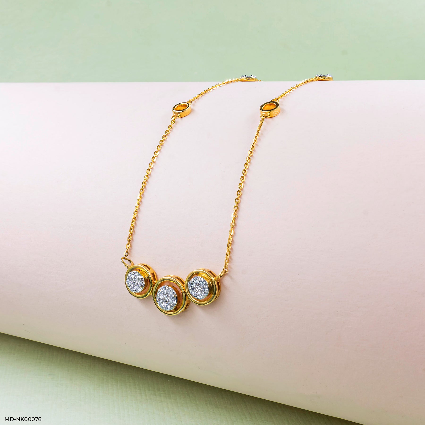 Golden Bubbles Necklace 14K Yellow Gold