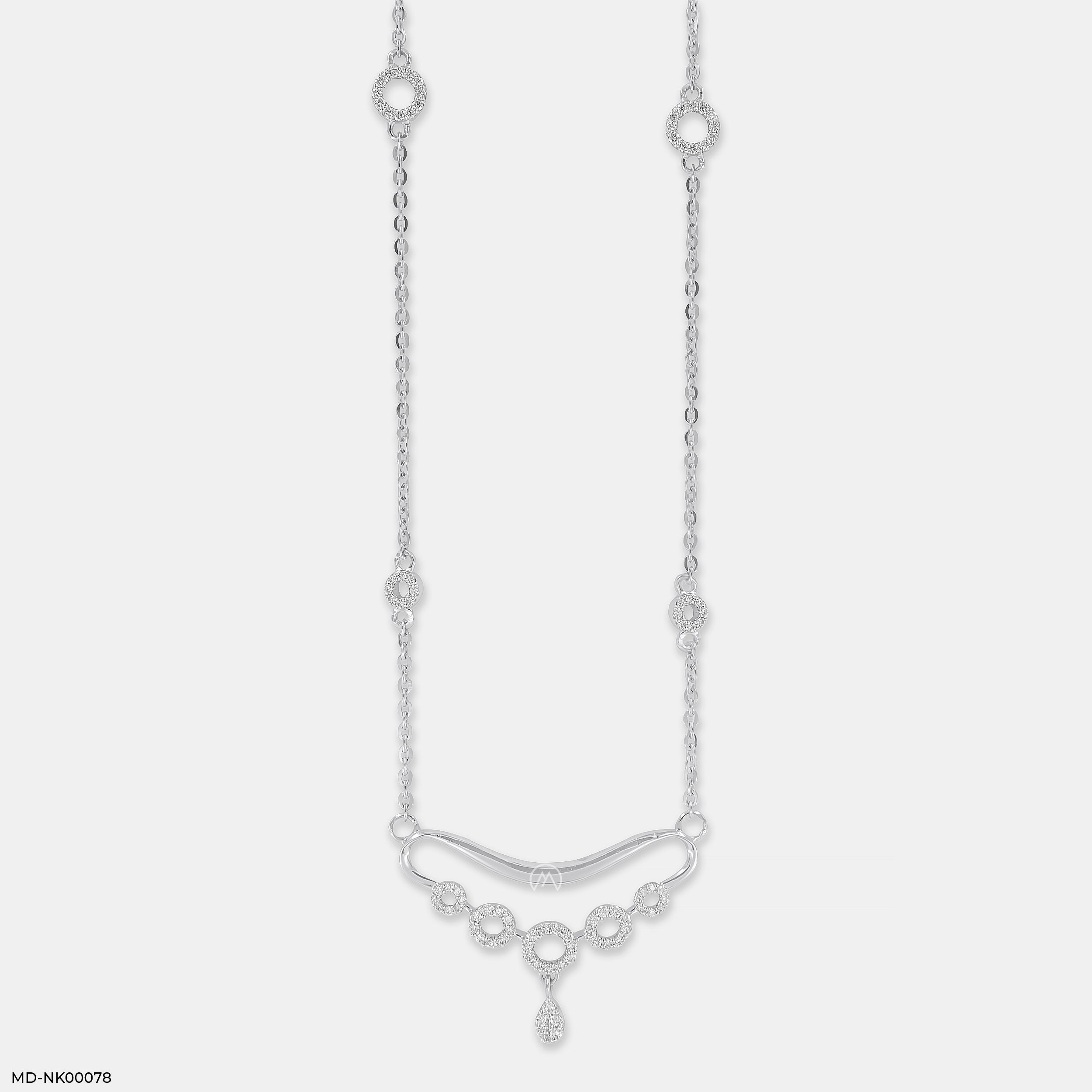 Five Sparkles Diamond Necklaces
