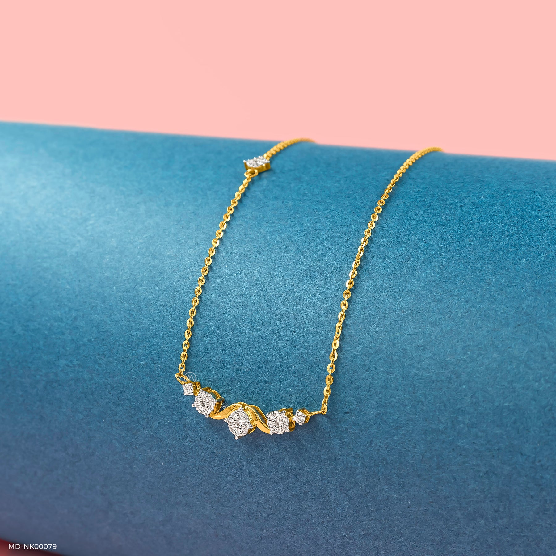 0.25 Carat Aurelia Lab Diamonds Necklace 18K Yellow Gold