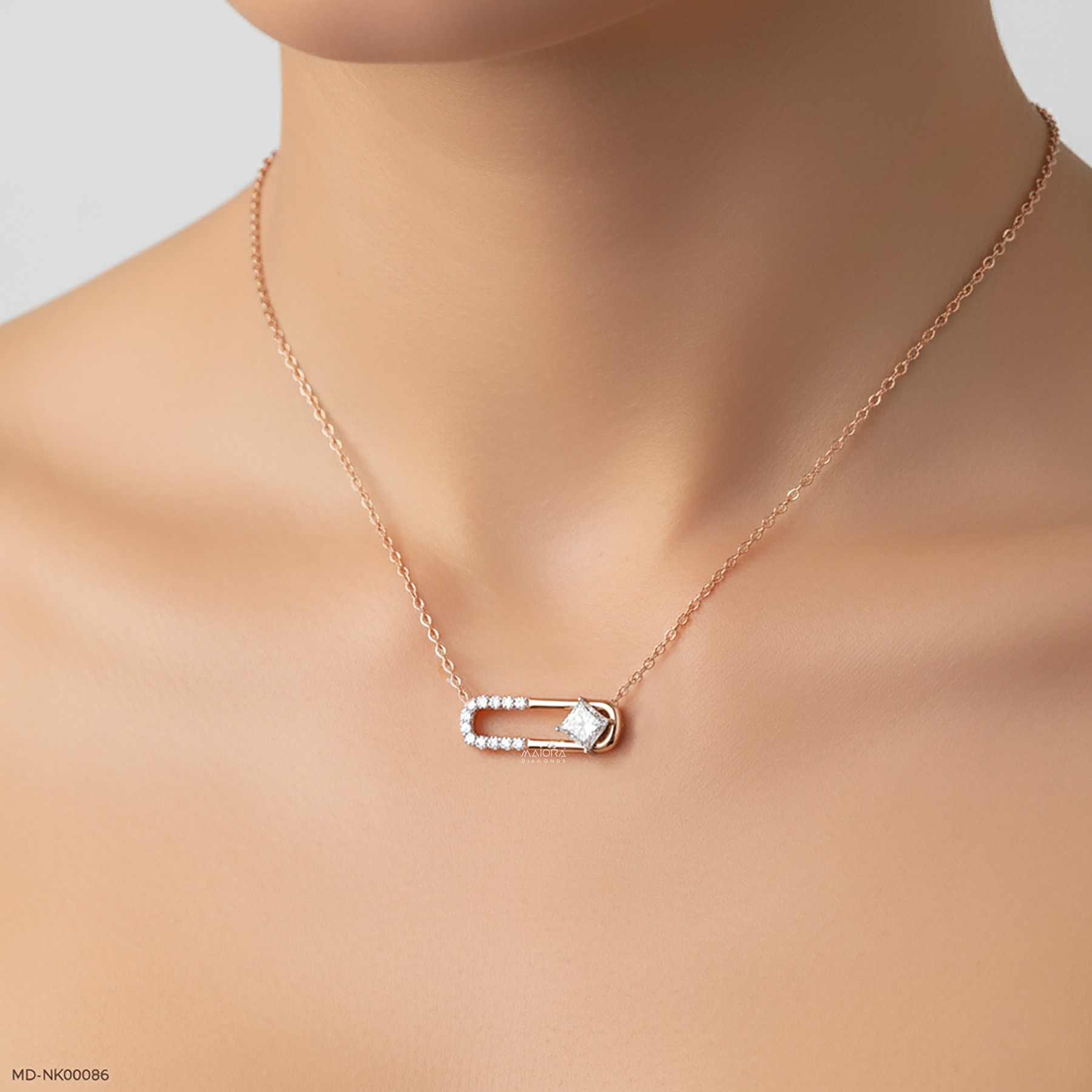 lab grown diamond necklace
