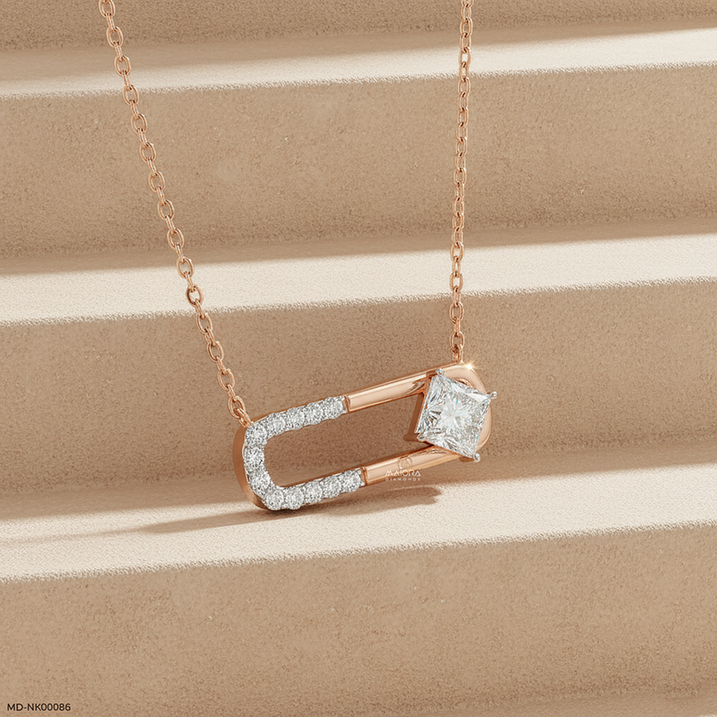 lab grown diamond necklace