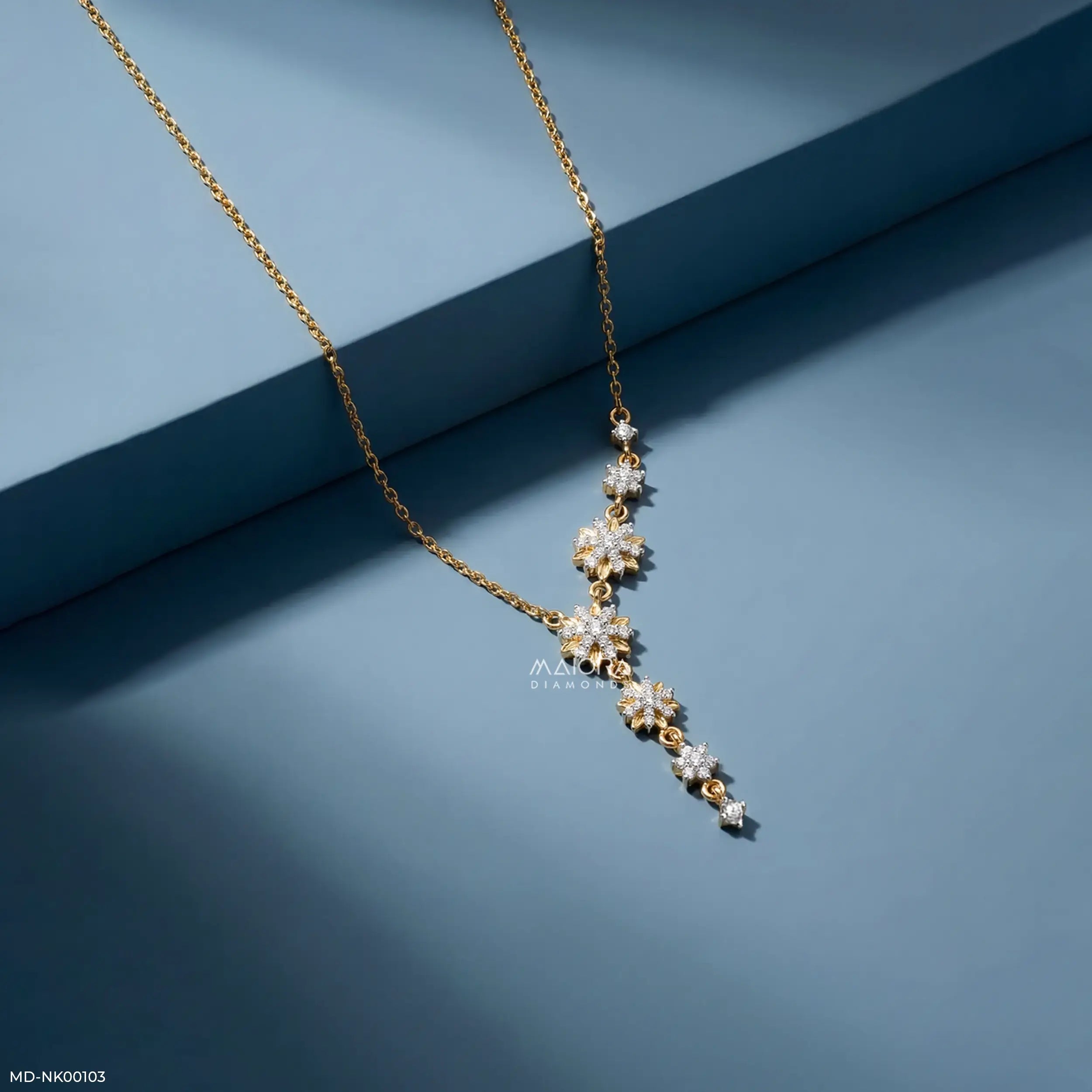 0.50 Carat Drop Lab Diamond Necklace