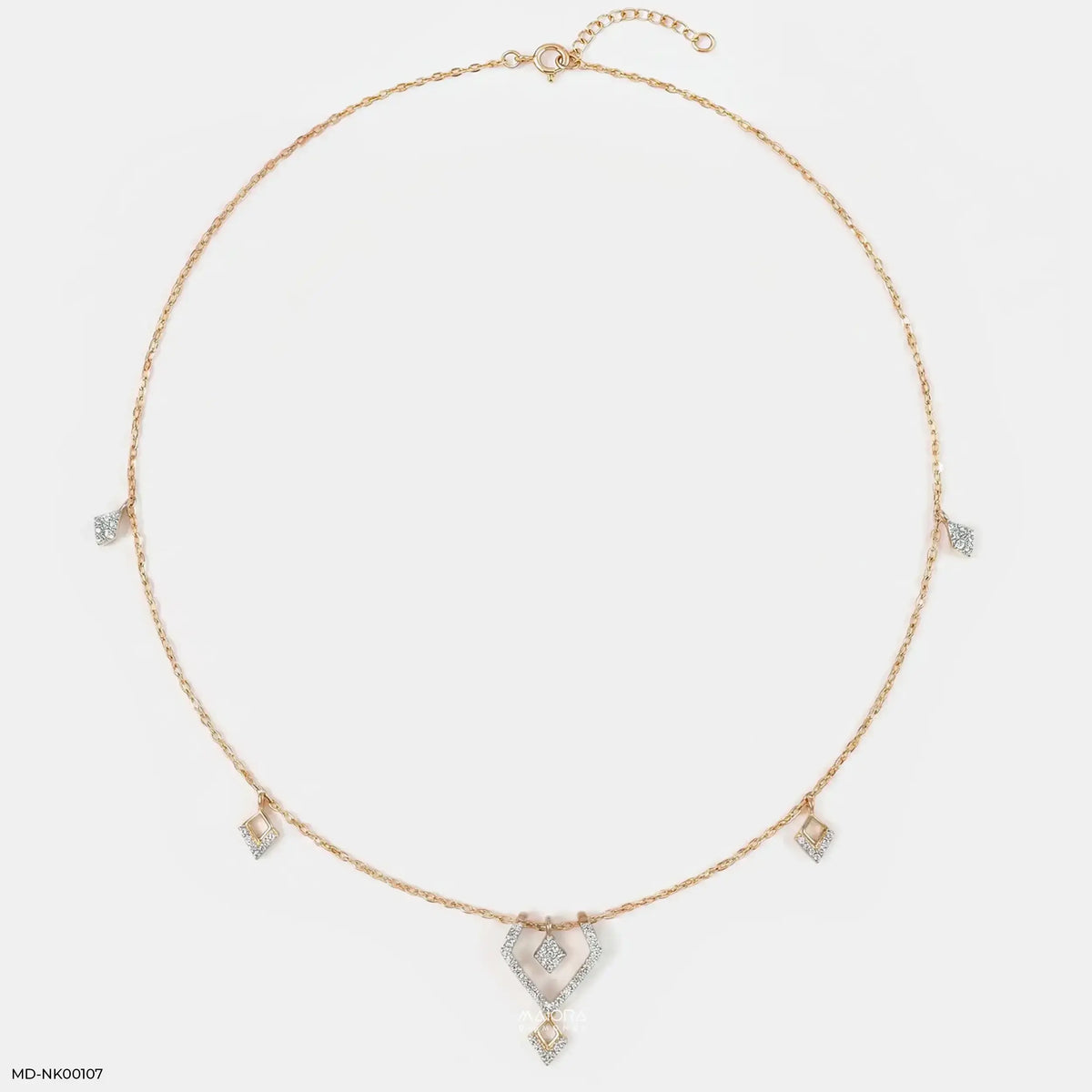 Geometry Station Diamond Necklace