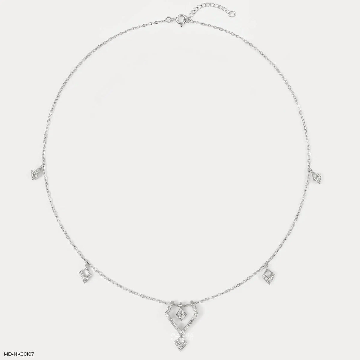 Geometry Station Diamond Necklace