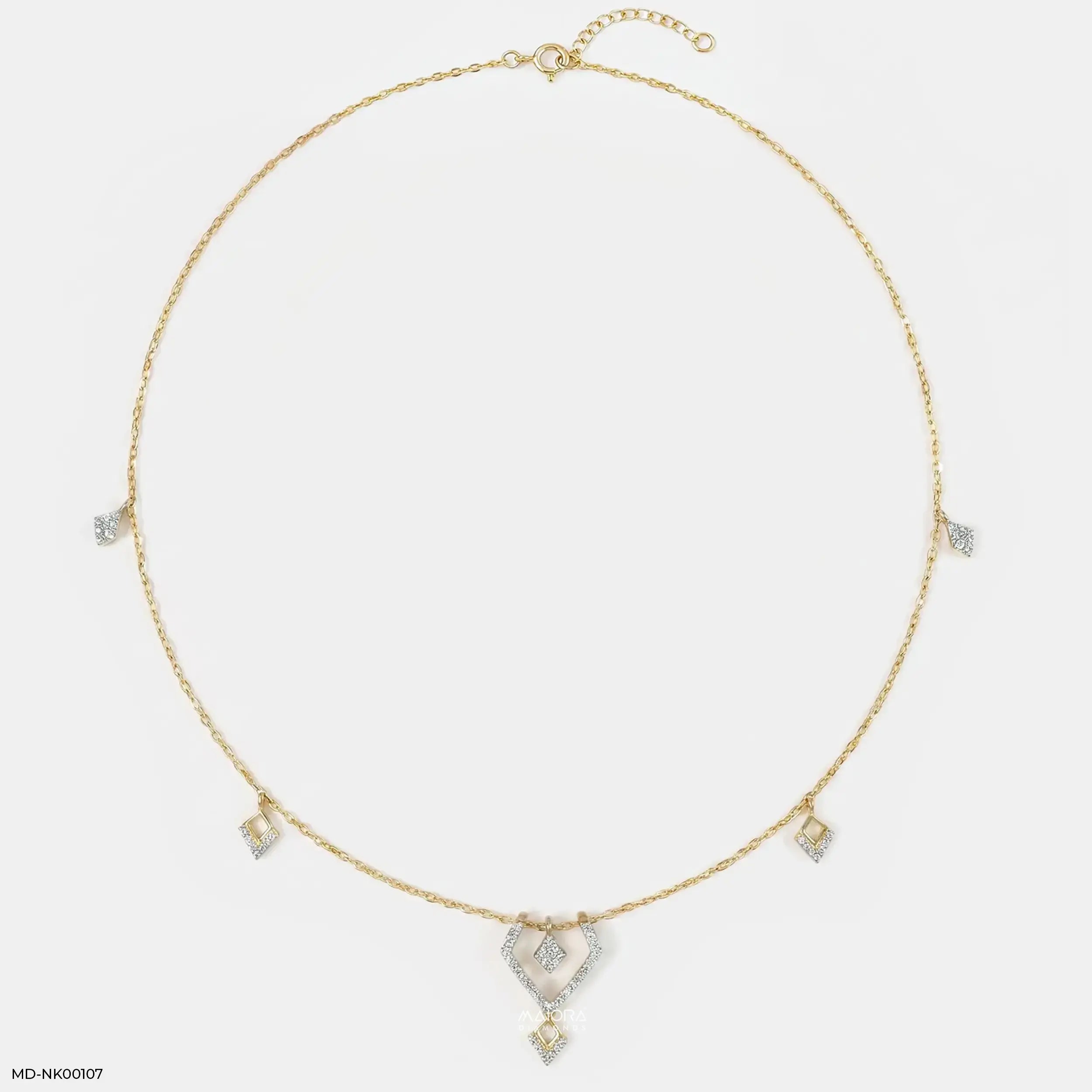 Geometry Station Diamond Necklace