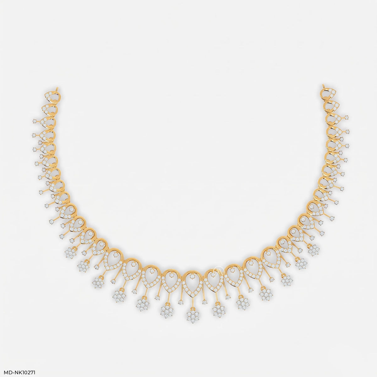 Gardenia Gleam Diamond Necklace