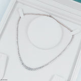 Graduation Tannis Diamond Necklace 9K White Gold