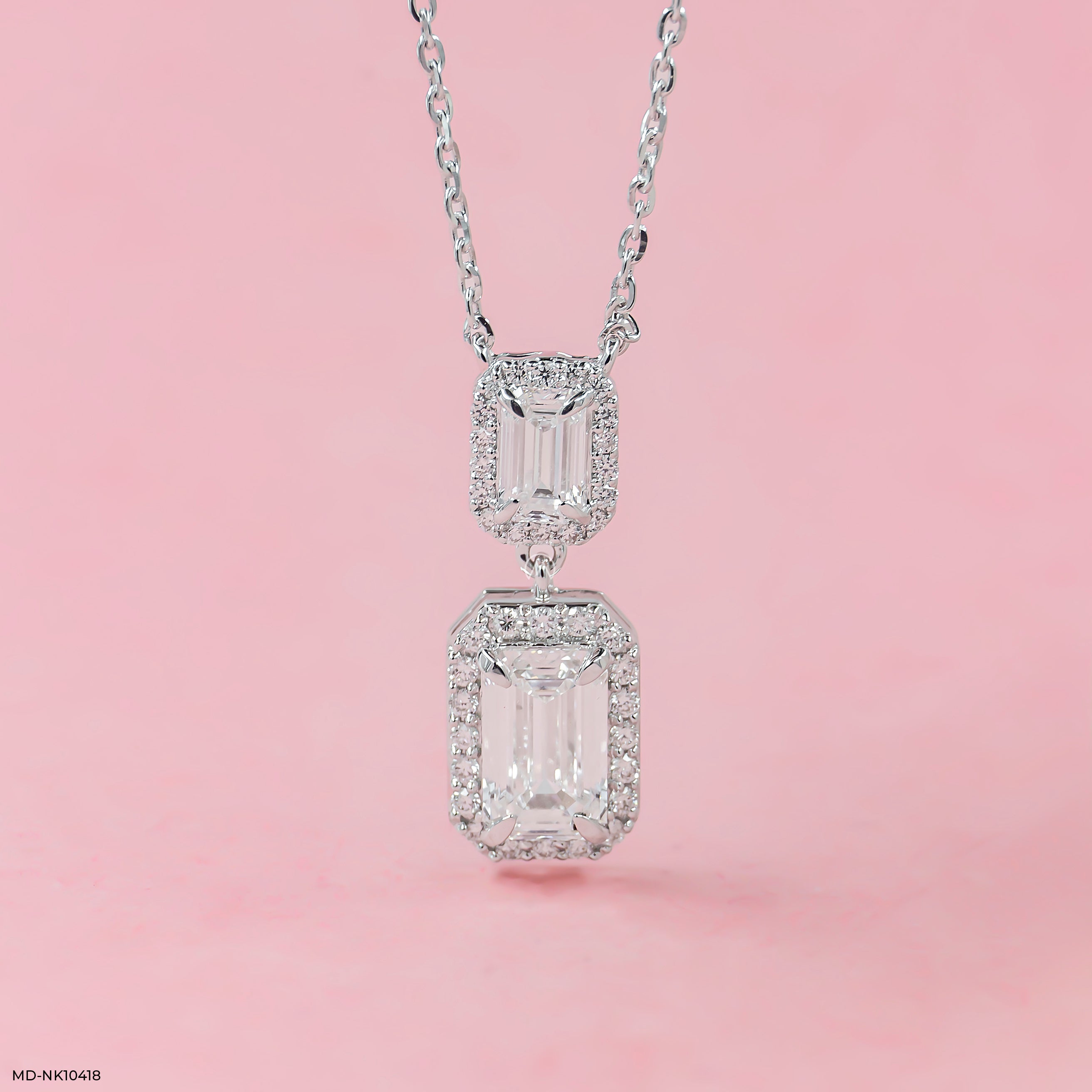 Duet Emerald Radiance 9K White Gold