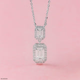Duet Emerald Radiance 14K Rose Gold