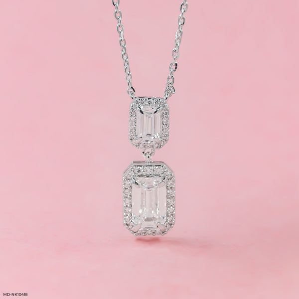 Duet Emerald Radiance 14K White Gold