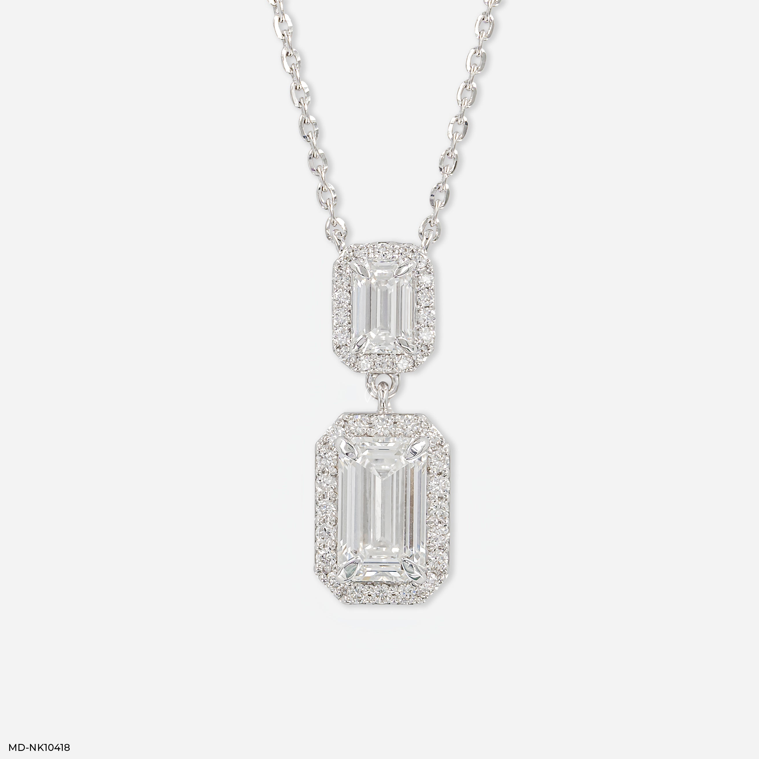 Duet Emerald Radiance 9K White Gold