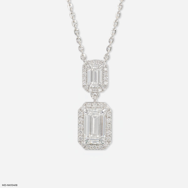 Duet Emerald Radiance 14K White Gold