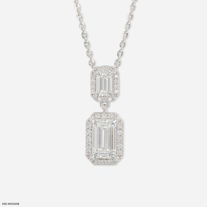 Duet Emerald Radiance 14K Rose Gold