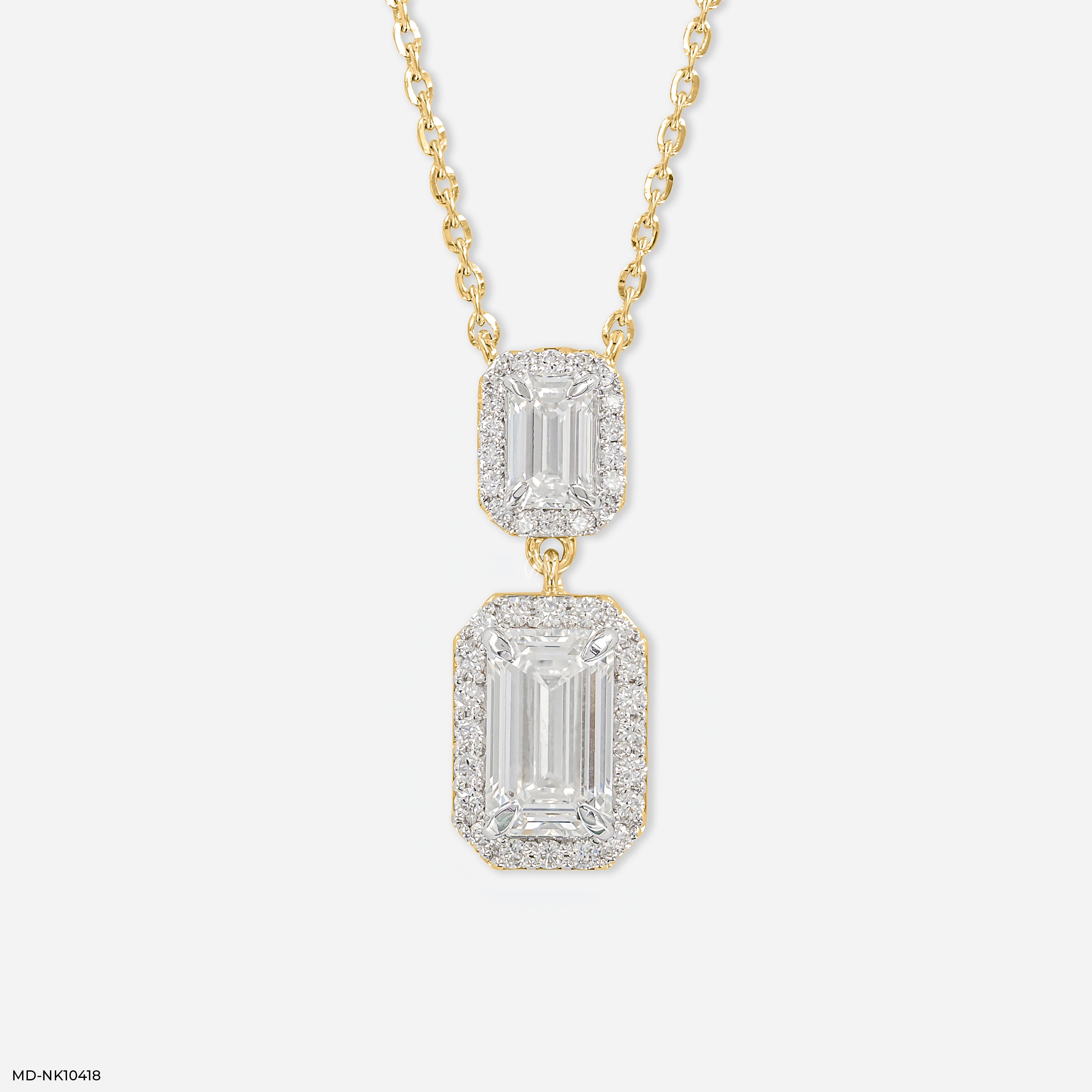 Duet Emerald Radiance 9K Yellow Gold