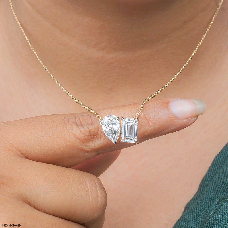 Perfect Pairing Necklace 14K Rose Gold