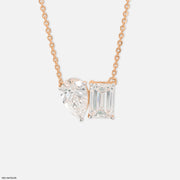 Perfect Pairing Necklace 18K Rose Gold