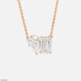 Perfect Pairing Necklace 14K Rose Gold