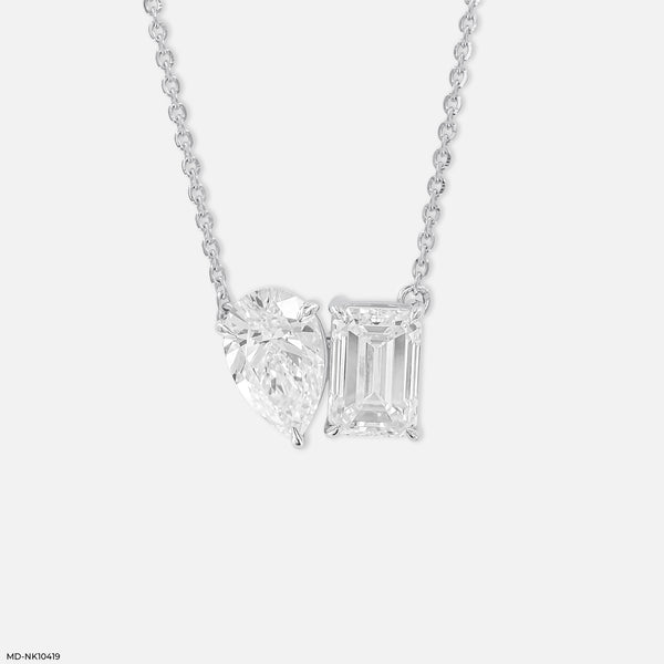 Perfect Pairing Necklace 18K White Gold