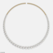 Pure Spark Tennis Diamond Necklace
