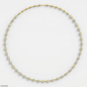 Solas Circlet Diamond Necklace 9K Yellow Gold