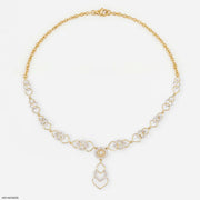 Timeless Elegant Filigree Diamond Necklace