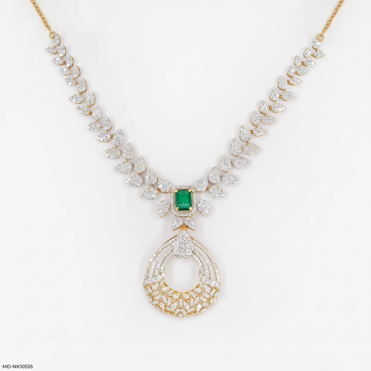 Elysian Petals Diamond Necklace