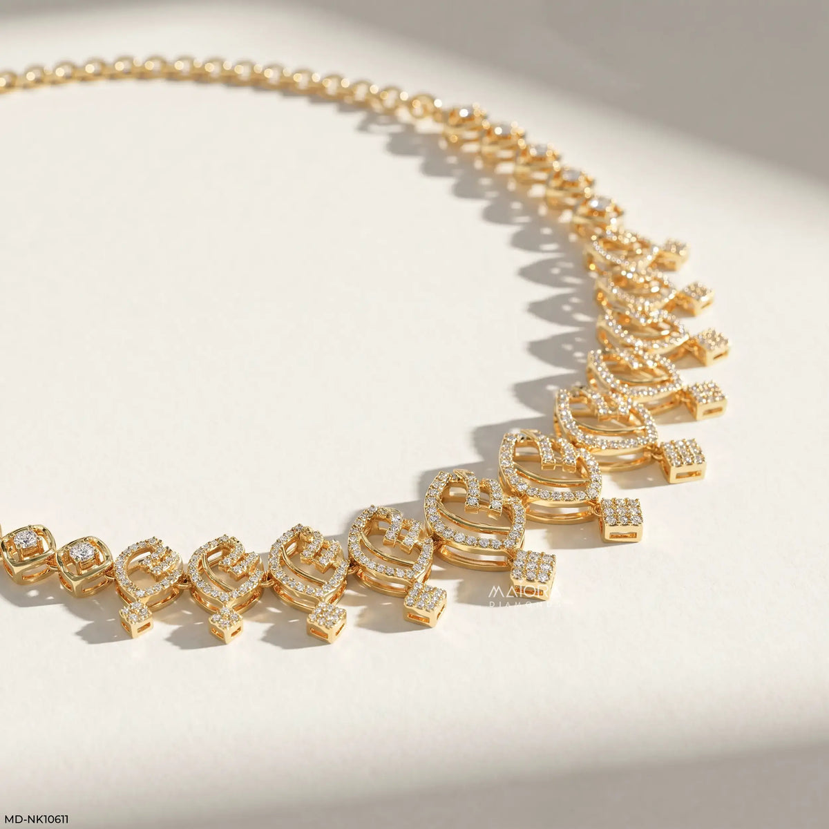 Trellis Spark Diamond Necklace