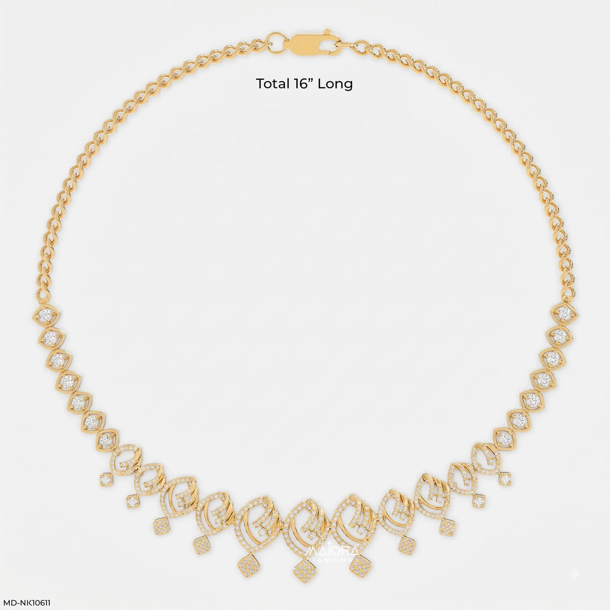 Trellis Spark Diamond Necklace