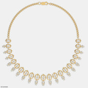 Hexa Leaf Diamond Necklace