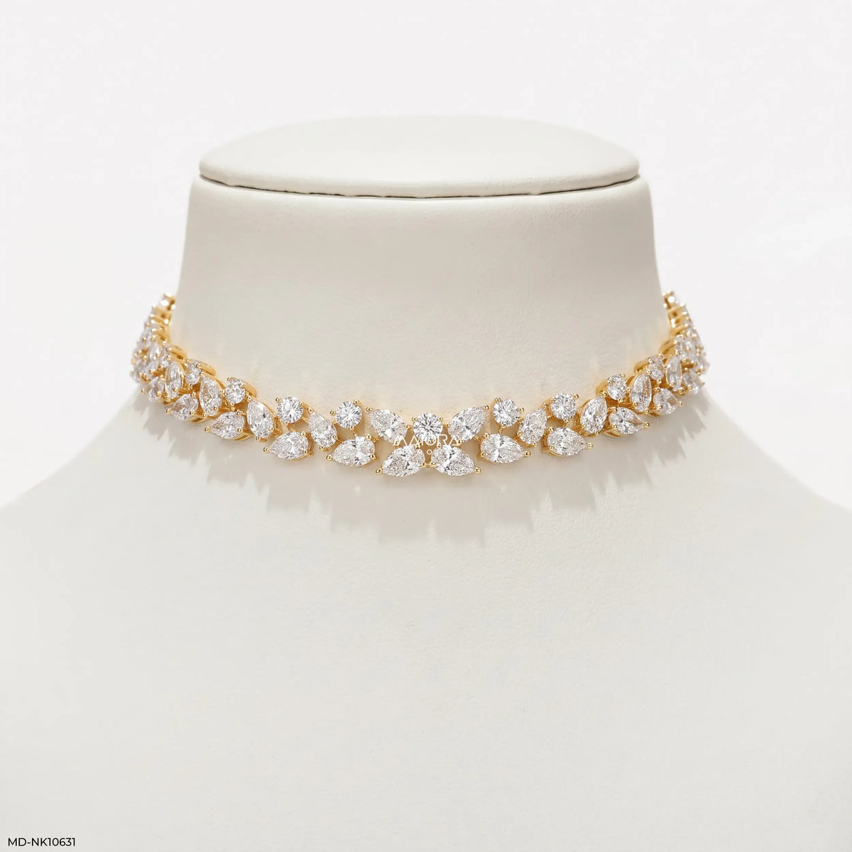 Fancy Diamond Choker Necklace