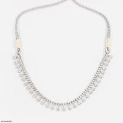 Pear Drop Fringe Lab Diamond Necklace