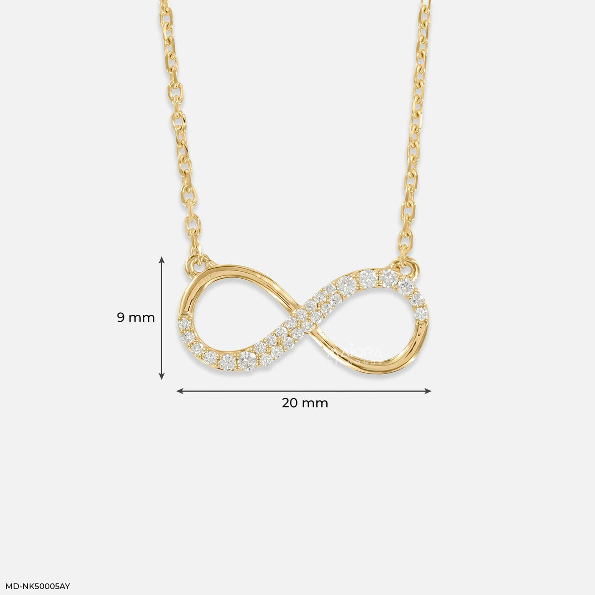 Unending Cross Diamond Necklace