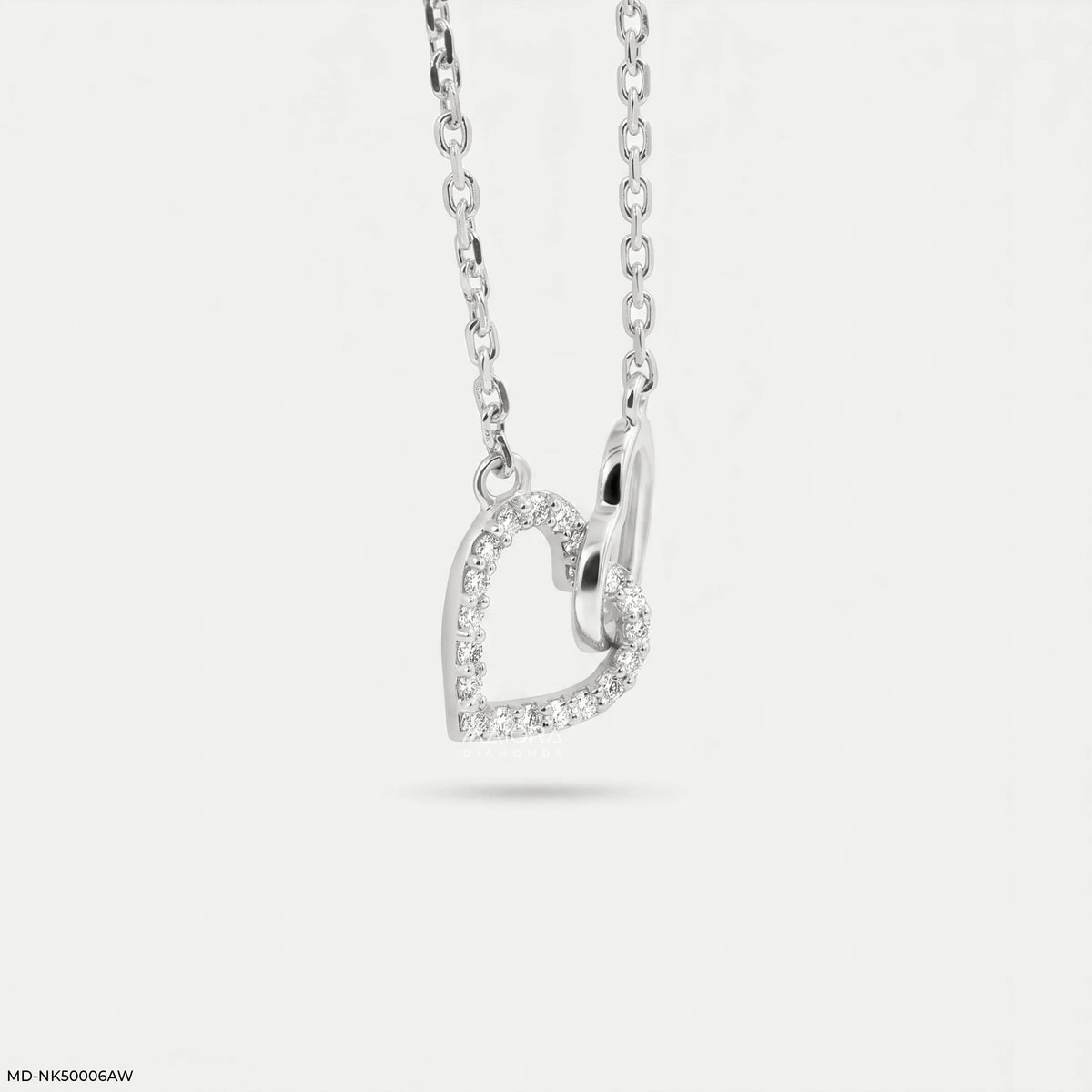 Romantic Duo Diamond Necklace