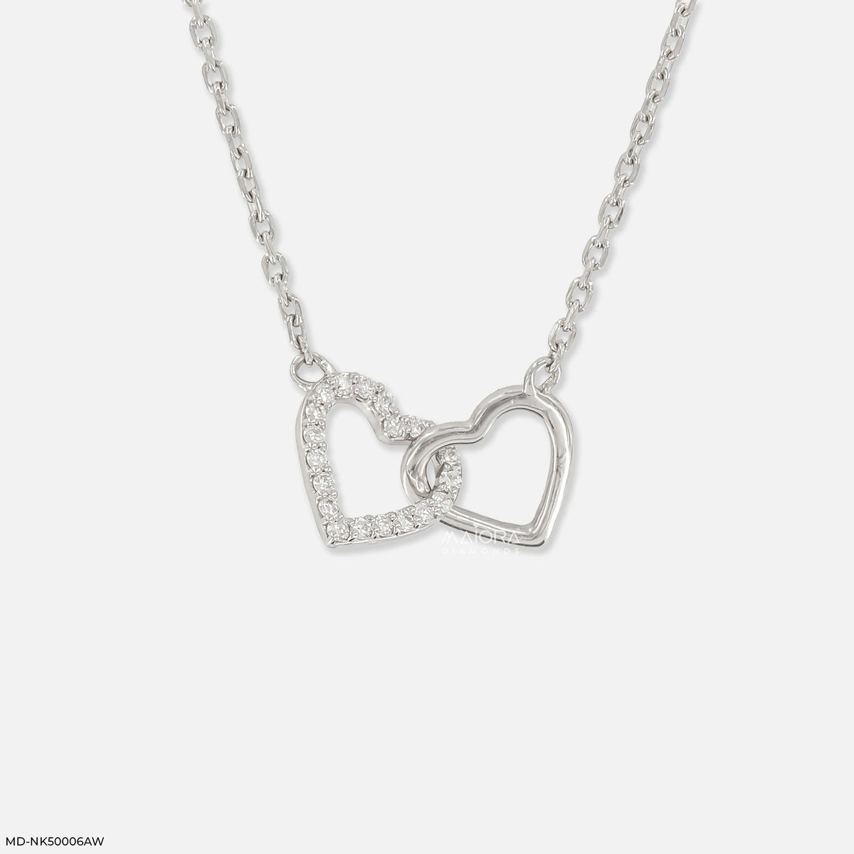 Romantic Duo Diamond Necklace
