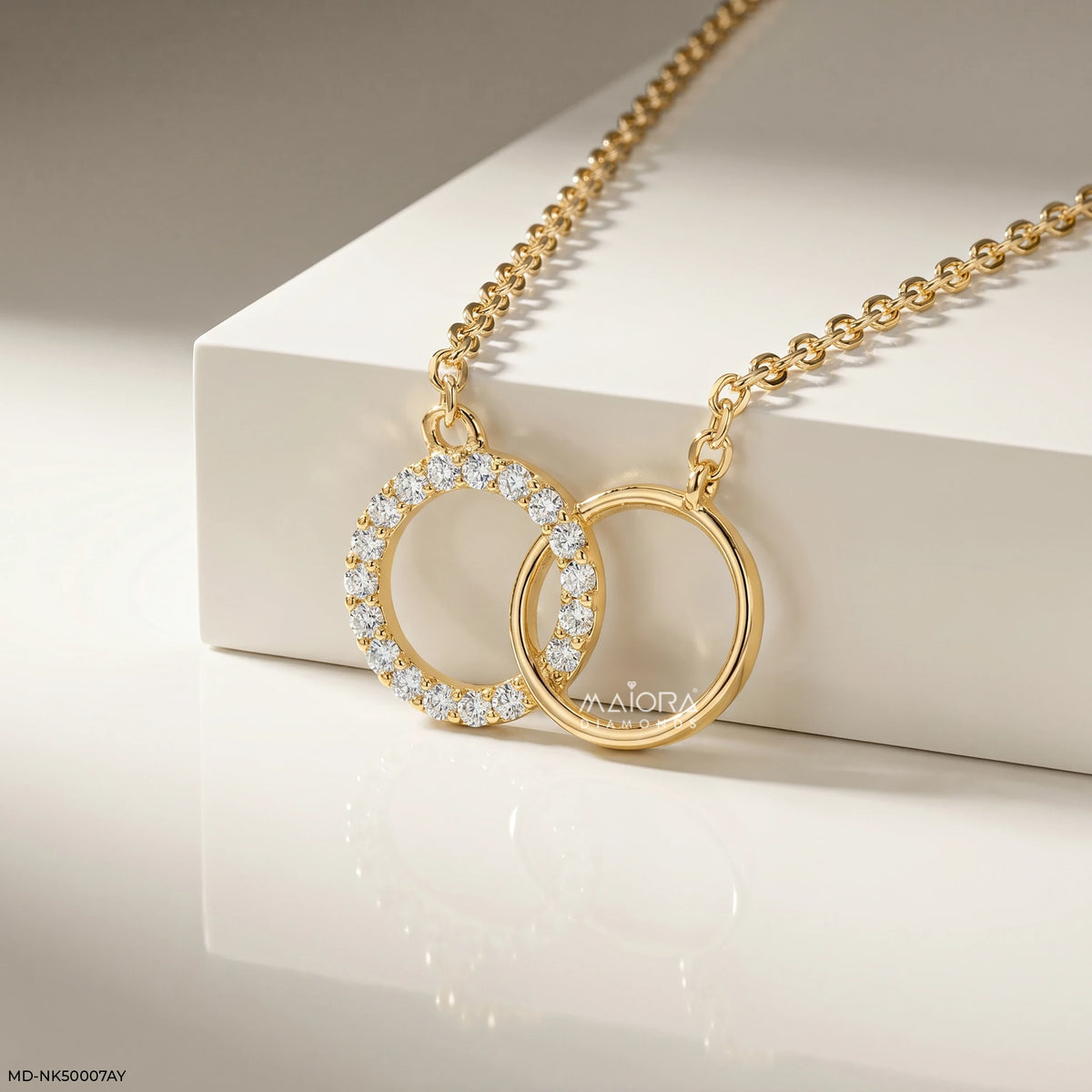 Interlinked Diamond Necklace