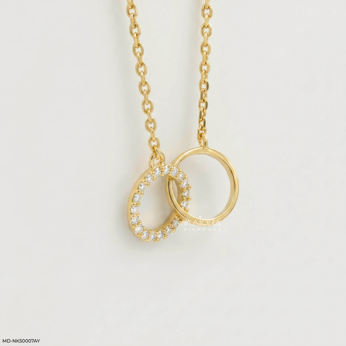 Interlinked Diamond Necklace