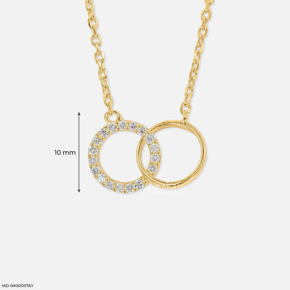 Interlinked Diamond Necklace