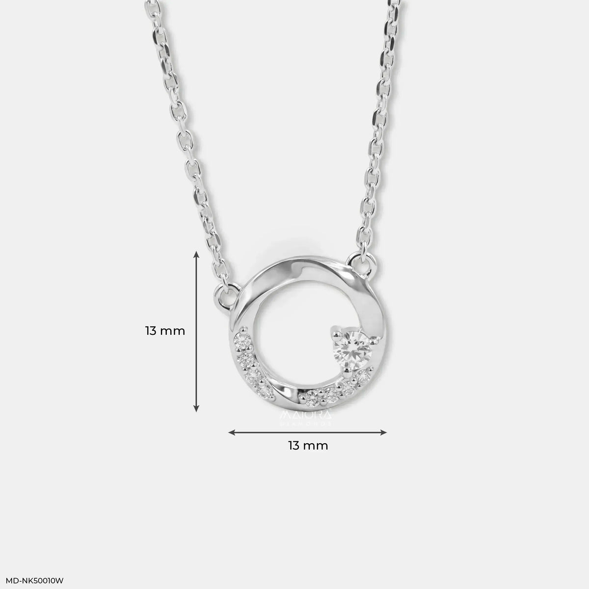 Celestial Round Diamond Necklace