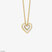 Twin Heart Diamond Necklace