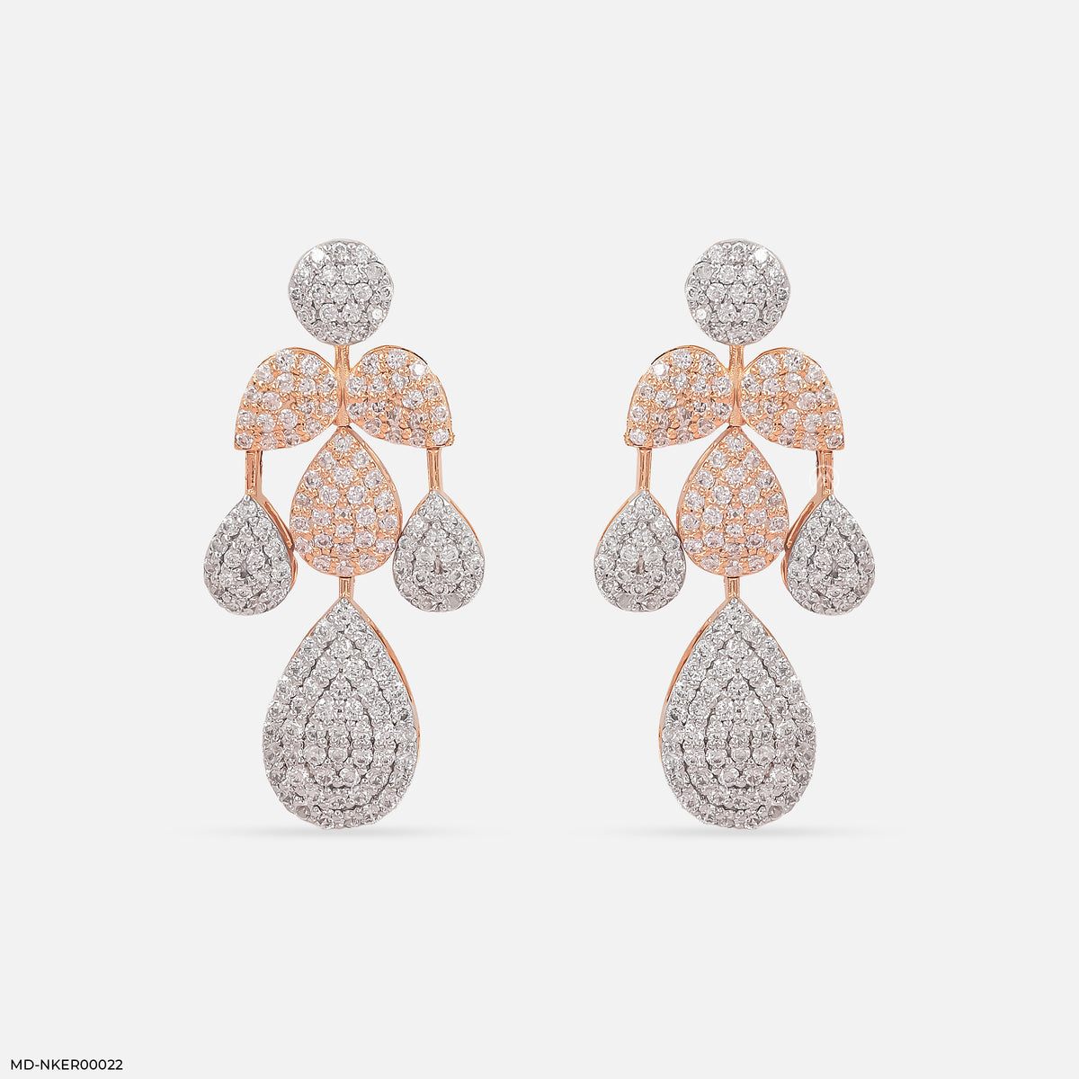 Radiant Raindrop Diamond Earrings