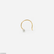 0.090 Cent Solitaire Diamond Nose Pin