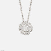 0.5 Carat Circle of Light Pendants Platinum 950