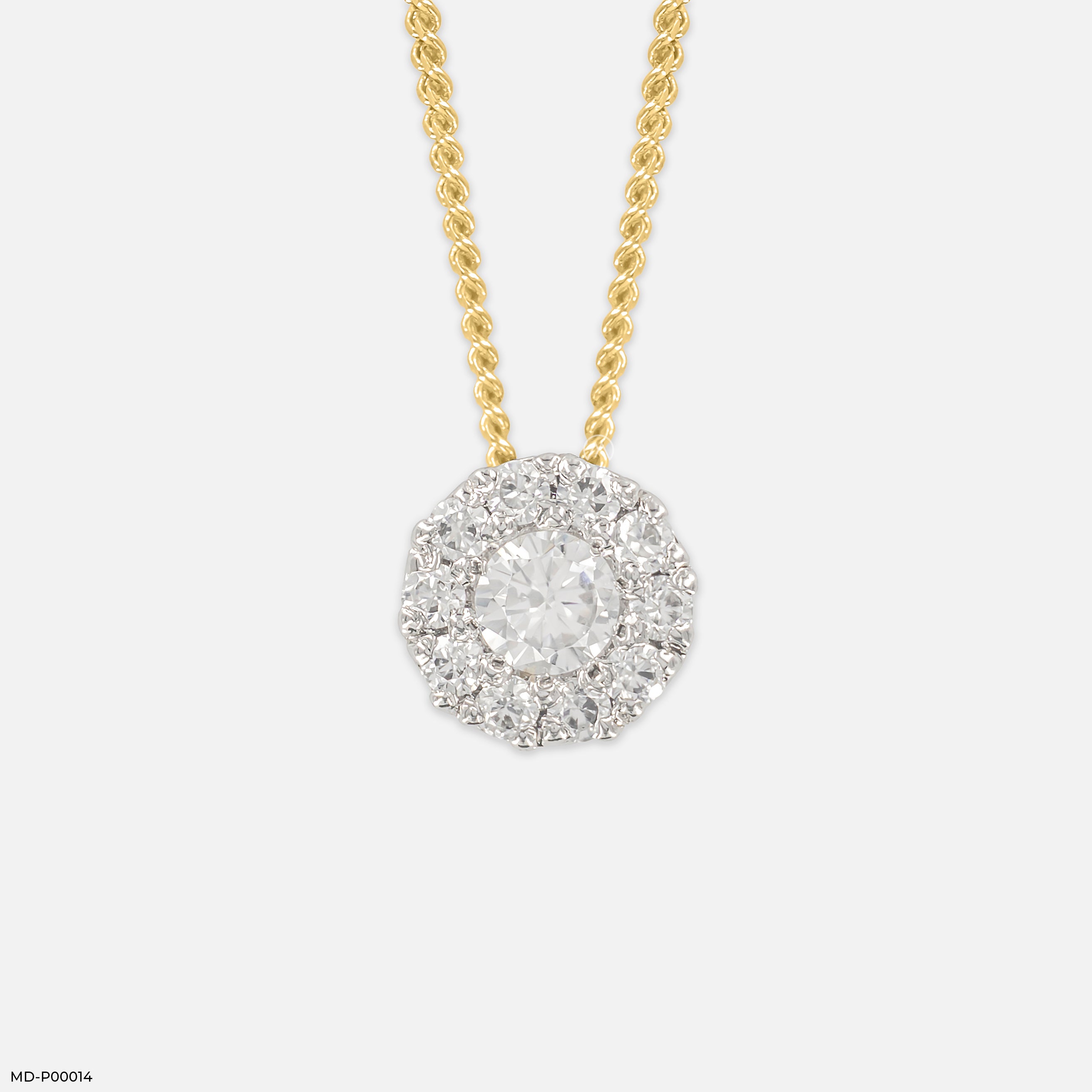 0.5 Carat Circle of Light Pendants Platinum 950