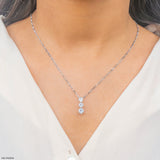 1 Carat Triple Delight Pendants 14K Yellow Gold