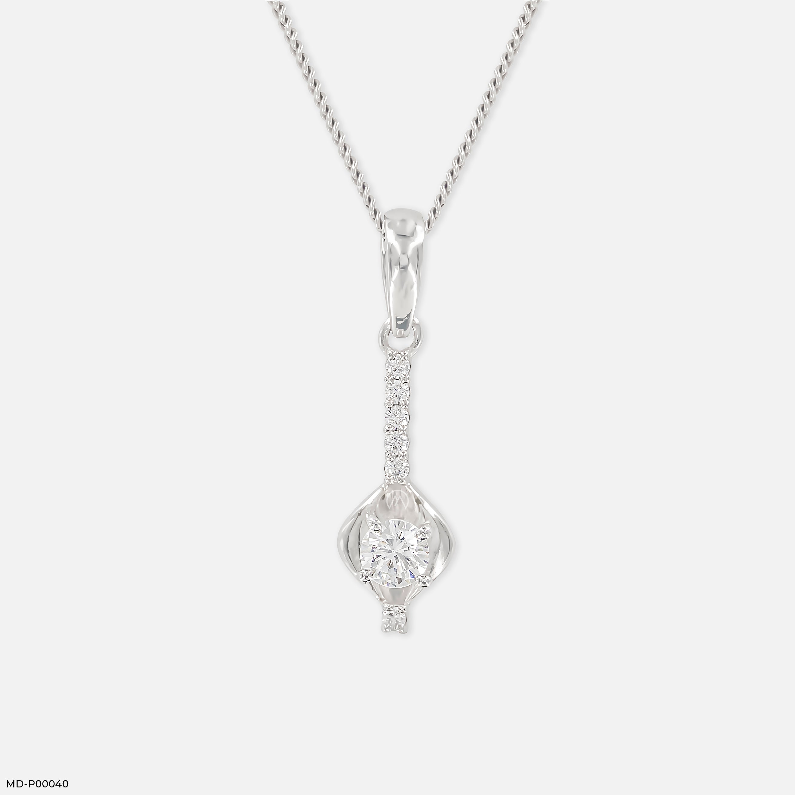 0.50 Carat Bloomline pendants 9K White Gold