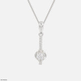0.50 Carat Bloomline pendants 14K White Gold