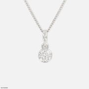 0.75 Carat Brilliant Orb  pendant Platinum 950