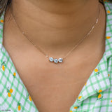 The Trinity Lab Diamond Pendants 14K Rose Gold