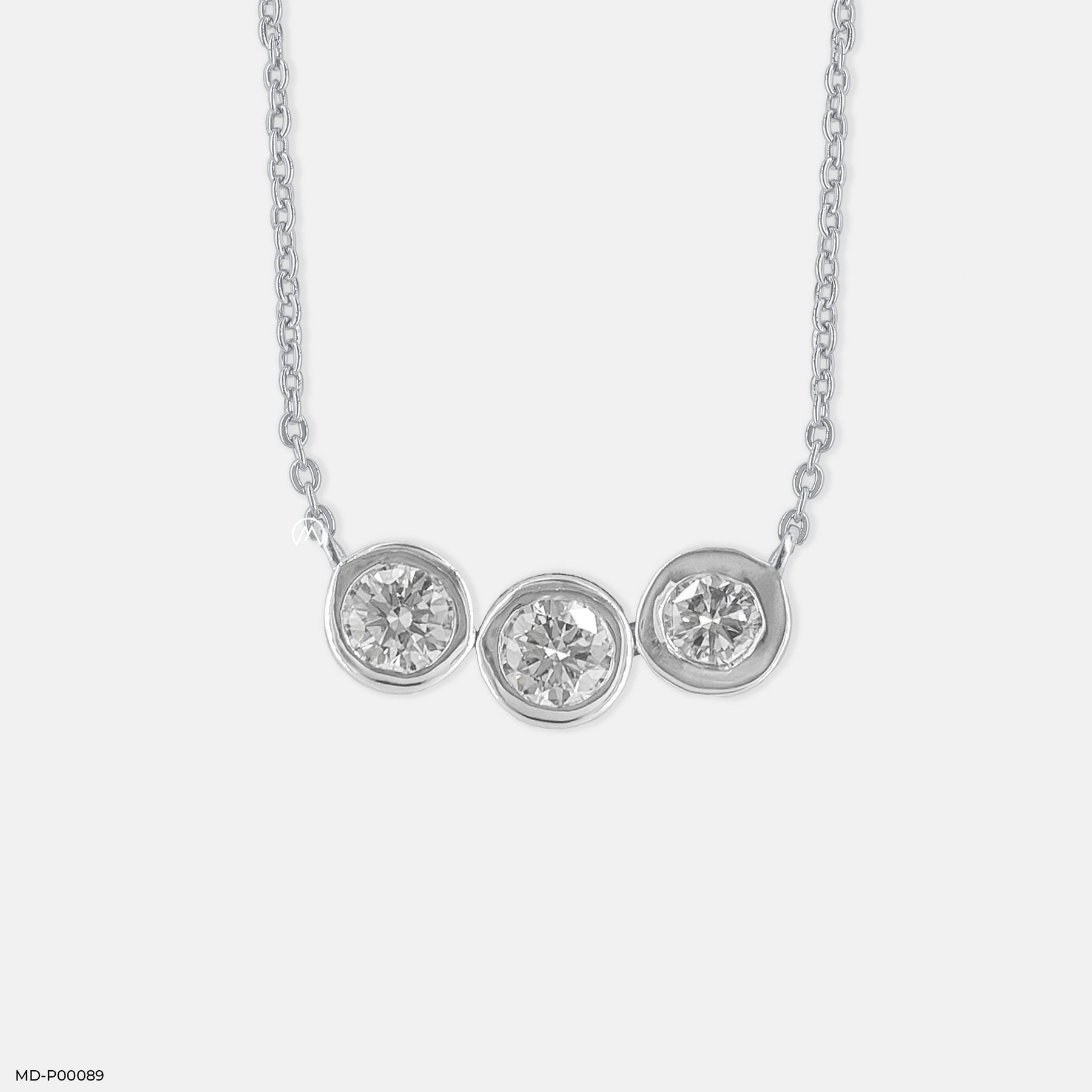 Aurora Diamond Pendant 18K Yellow Gold